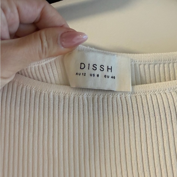 DISSH Ribbed Knit & Linen Dress - Picture 7 of 12